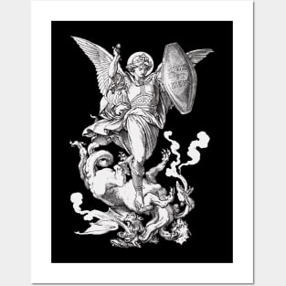 Saint Michael Fighting the Dragon Posters and Art